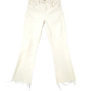 L'AGENCE Cream Flare Jeans